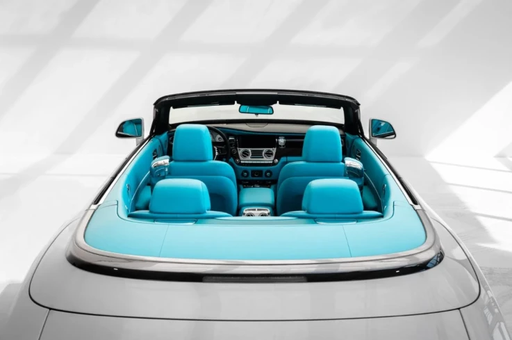 Rolls Royce Dawn 2022 WHITE RENTAL IN DUBAI - undefined